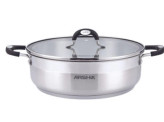 ماهیتابه دو دسته استیل دو درب 32 سانت عرشیا ARSHIA مدل SS478-3089