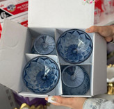 بستنی خوری کریستالی ترک رنگی